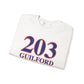 203 Guilford Red White & Blue Unisex Heavy Blend™ Crewneck Sweatshirt