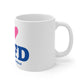 I Heart BKFD Mug 11oz