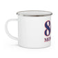 860 Montville Red, White & Blue Enamel Camping Mug