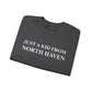 Just a kid from North Haven Unisex Heavy Blend™ Crewneck Sweatshirt