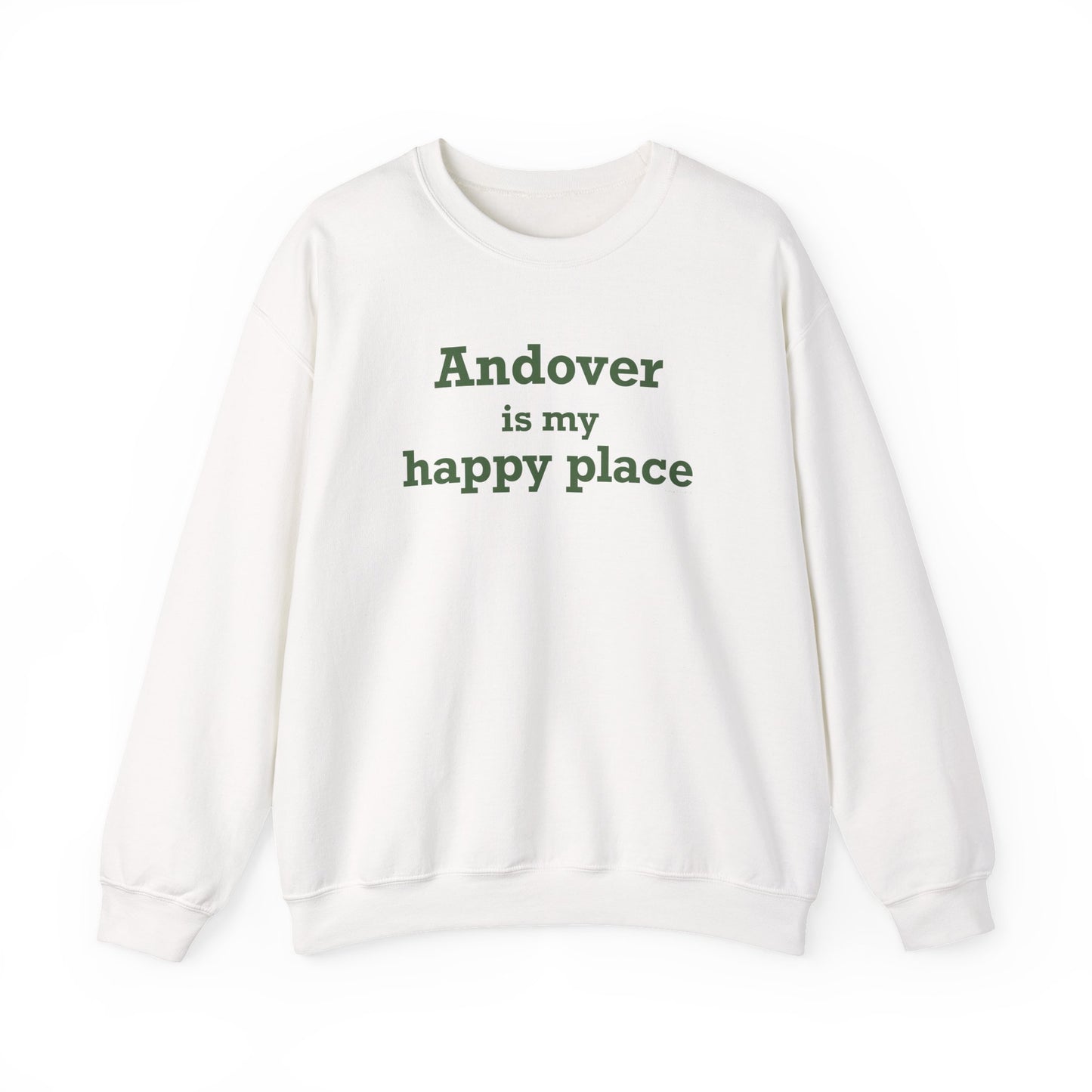 Andover is My Happy Place Unisex Heavy Blend™ Crewneck Sweatshirt