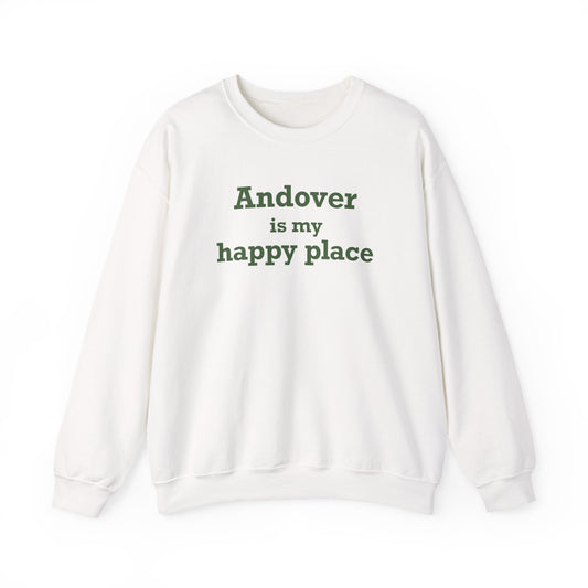 Andover is My Happy Place Unisex Heavy Blend™ Crewneck Sweatshirt