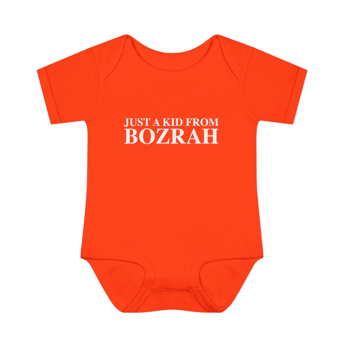 Just a kid from Bozrah Infant Baby Rib Bodysuit