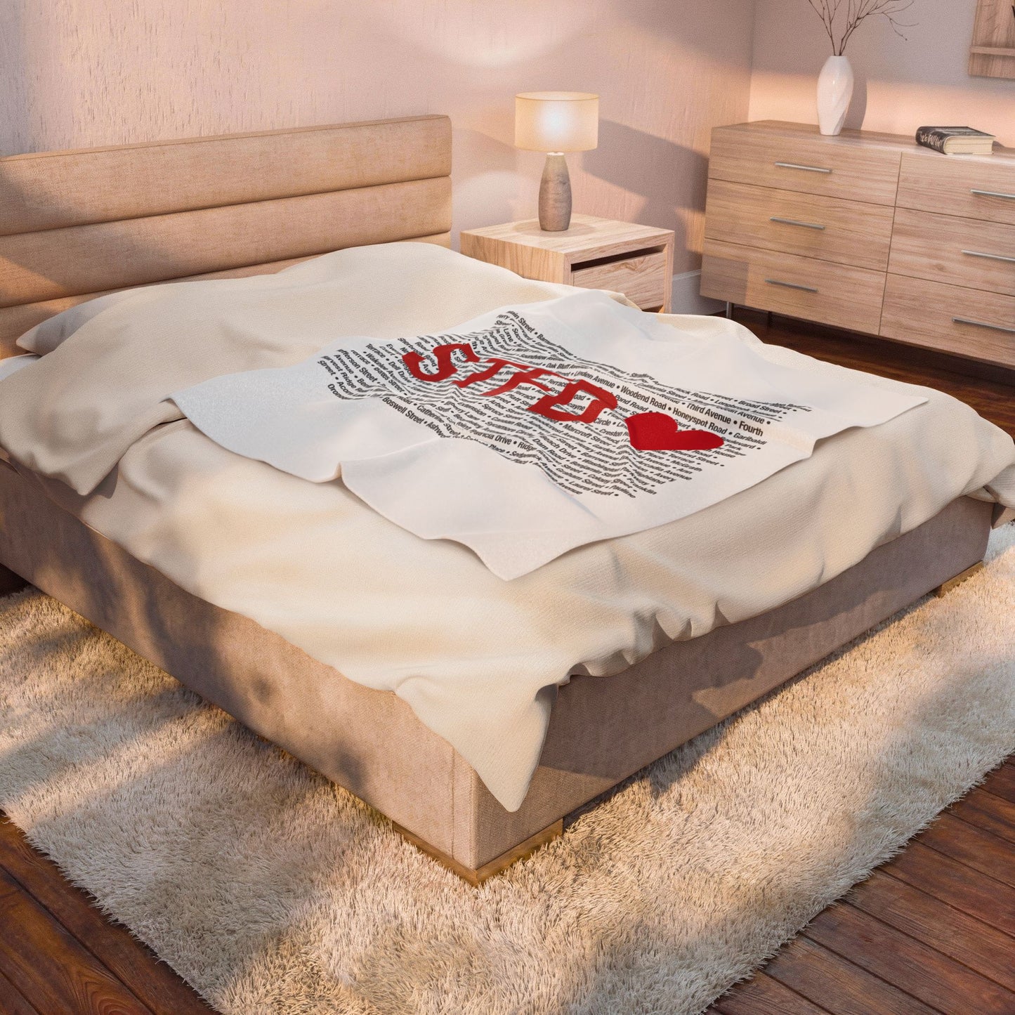 Stratford Love Velveteen Plush Blanket