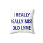 I Really Really Miss Old Lyme Polyester Square Pillow