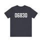 06830 - Greenwich CT Zip Code Unisex Jersey Short Sleeve T-Shirt