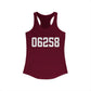 06258 Pomfret CT Zip Code Women's Ideal Racerback Tank Top