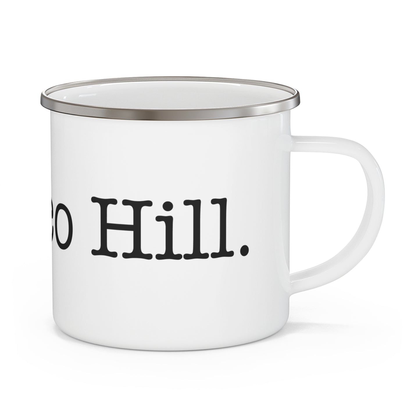 I Heart Sasco Hill. Enamel Camping Mug