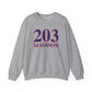 203 Madison Red White & Blue Unisex Heavy Blend™ Crewneck Sweatshirt