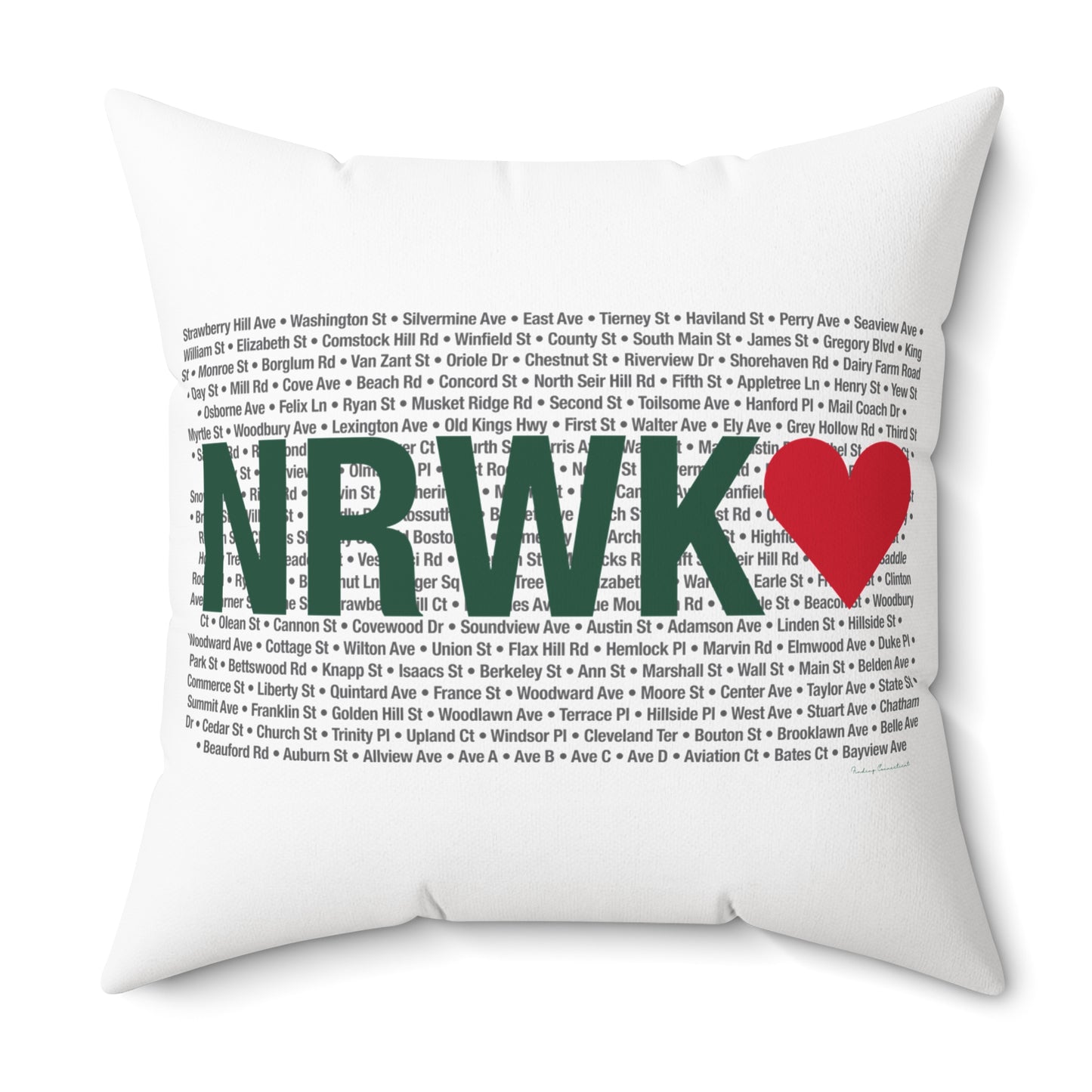 Norwalk Love Spun Polyester Square Pillow