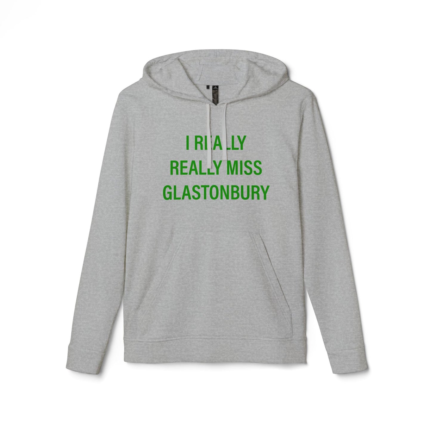 I Really Really Miss Glastonbury adidas Unisex Fleece Hoodie