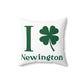 I Clover Newington Spun Polyester Square Pillow