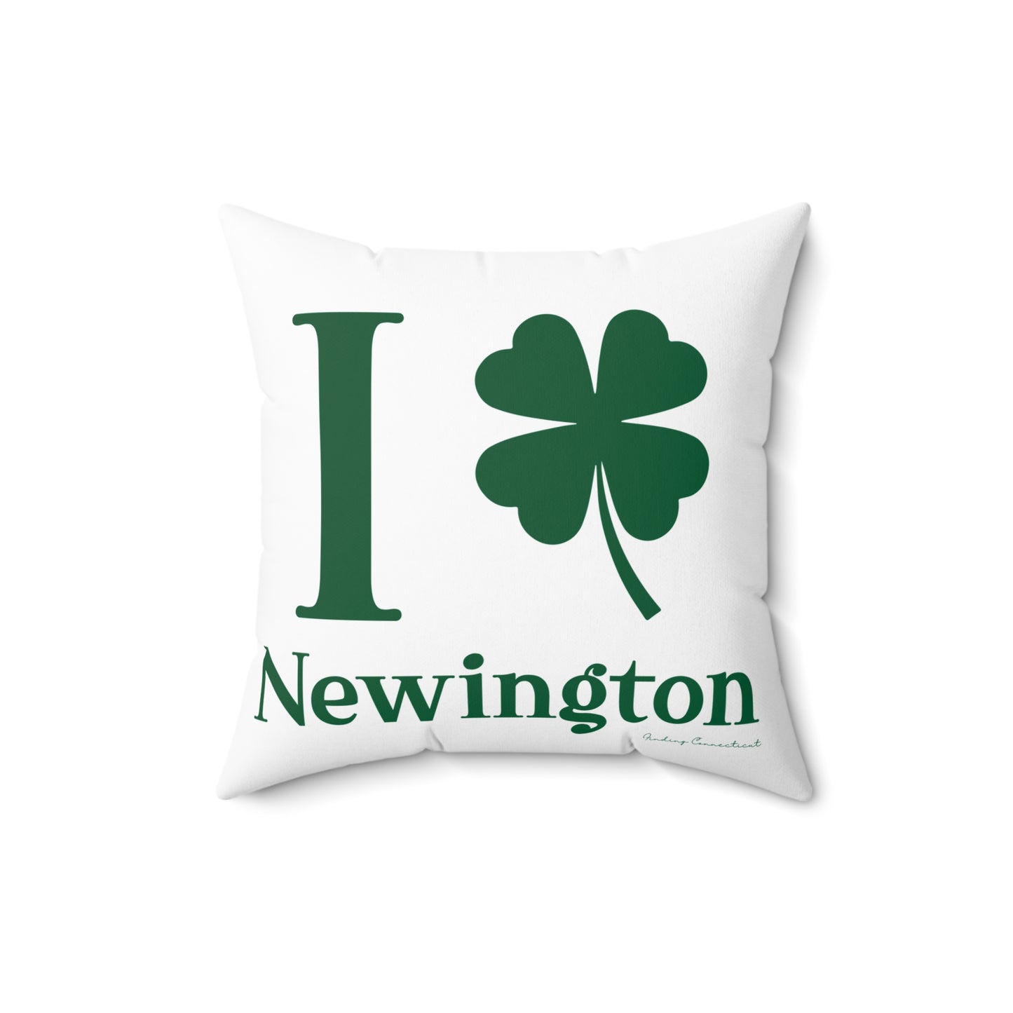 I Clover Newington Spun Polyester Square Pillow