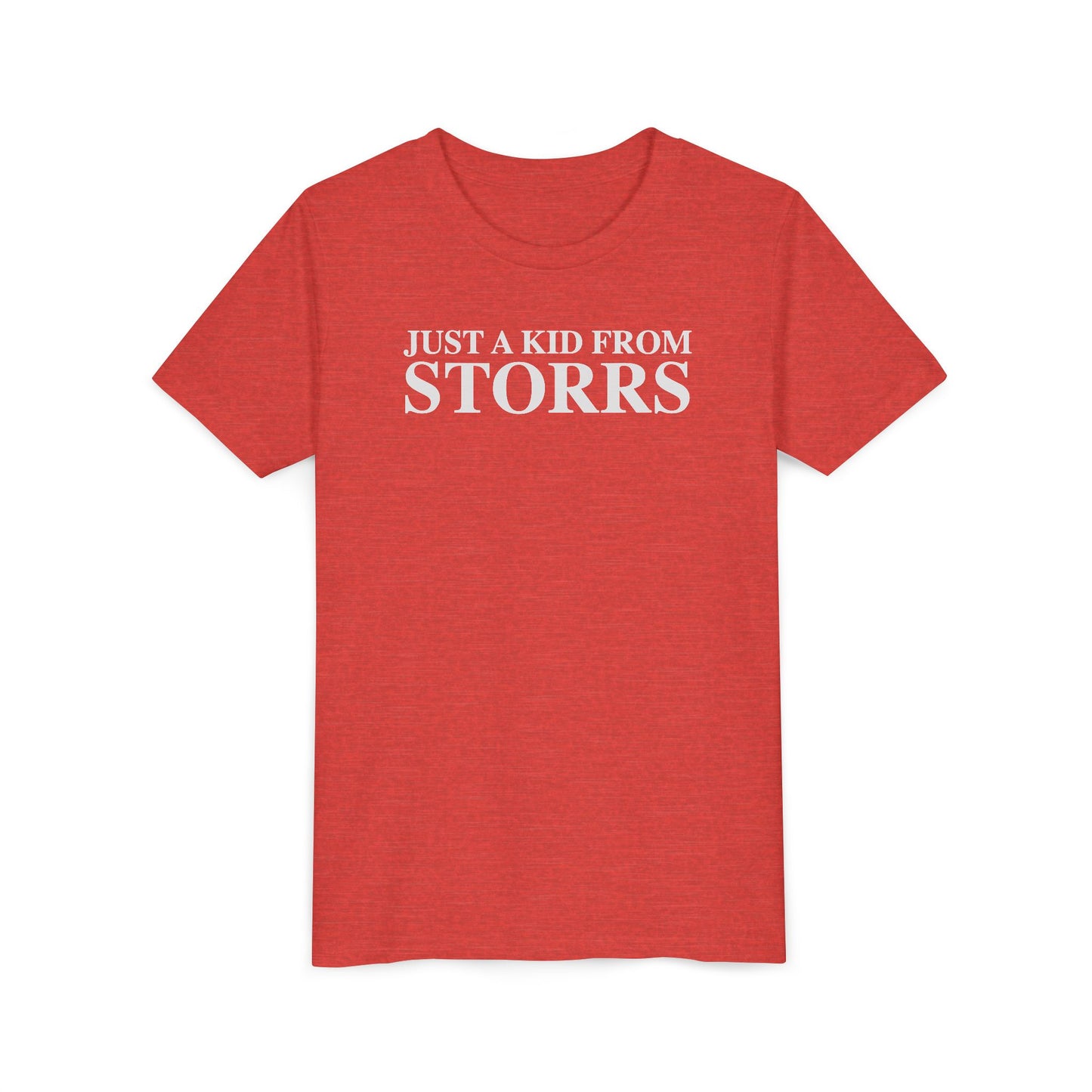 Just a kid from Storrs Youth Short Sleeve T-Shirt