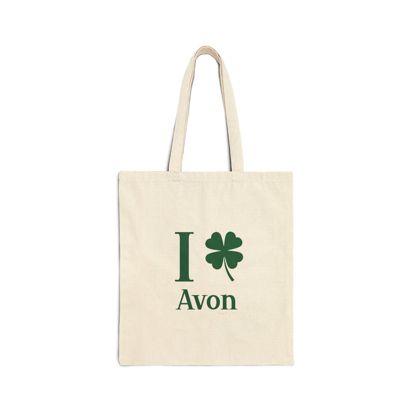 I Clover Avon Cotton Canvas Tote Bag