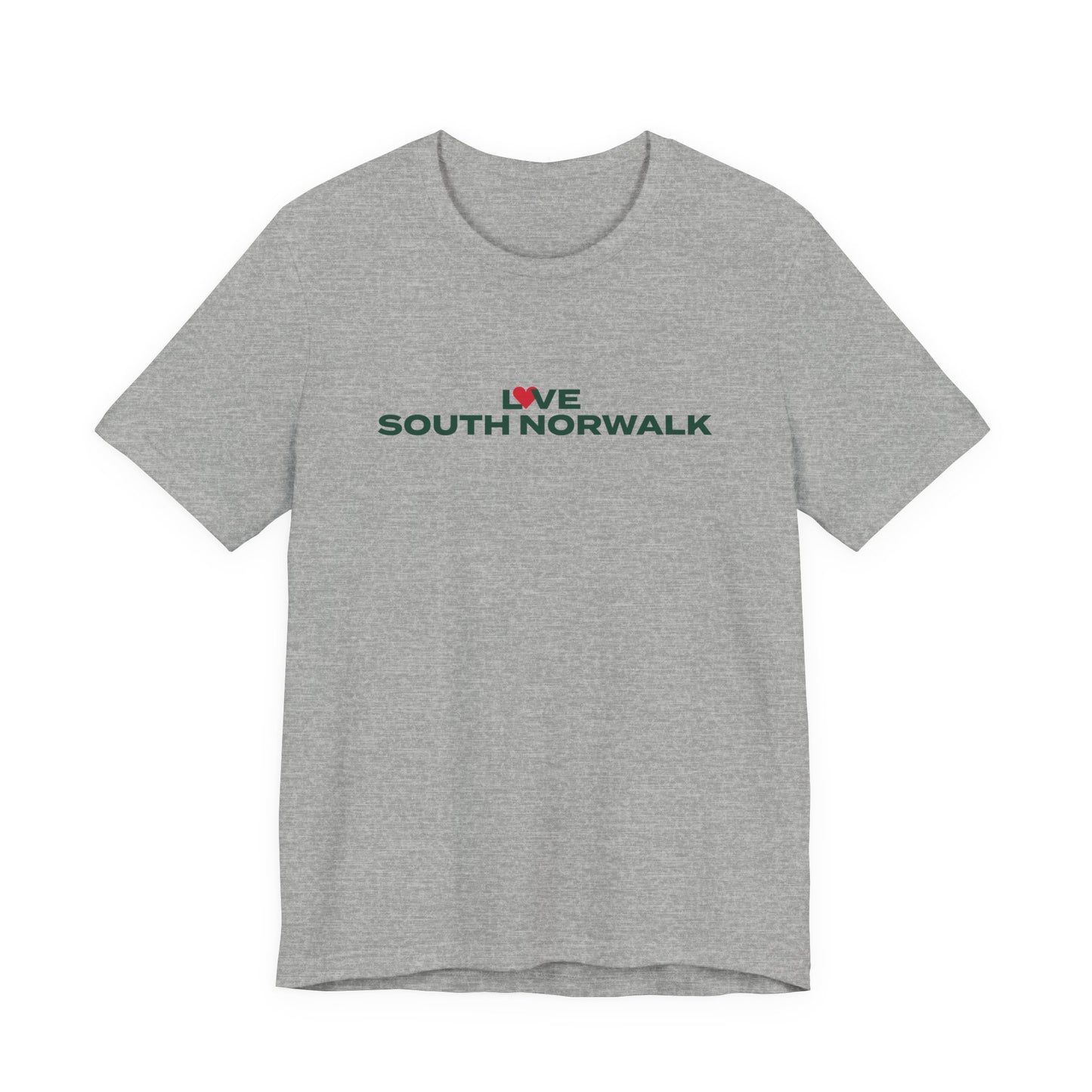 Love South Norwalk Unisex Jersey Short Sleeve T-Shirt