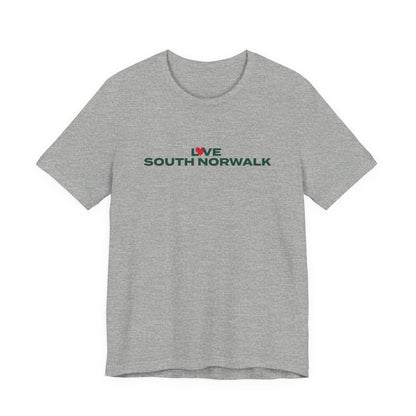 Love South Norwalk Unisex Jersey Short Sleeve T-Shirt