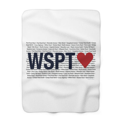 Westport Love Sherpa Fleece Blanket