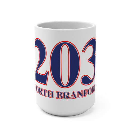 203 North Branford Red White & Blue Mug 15oz