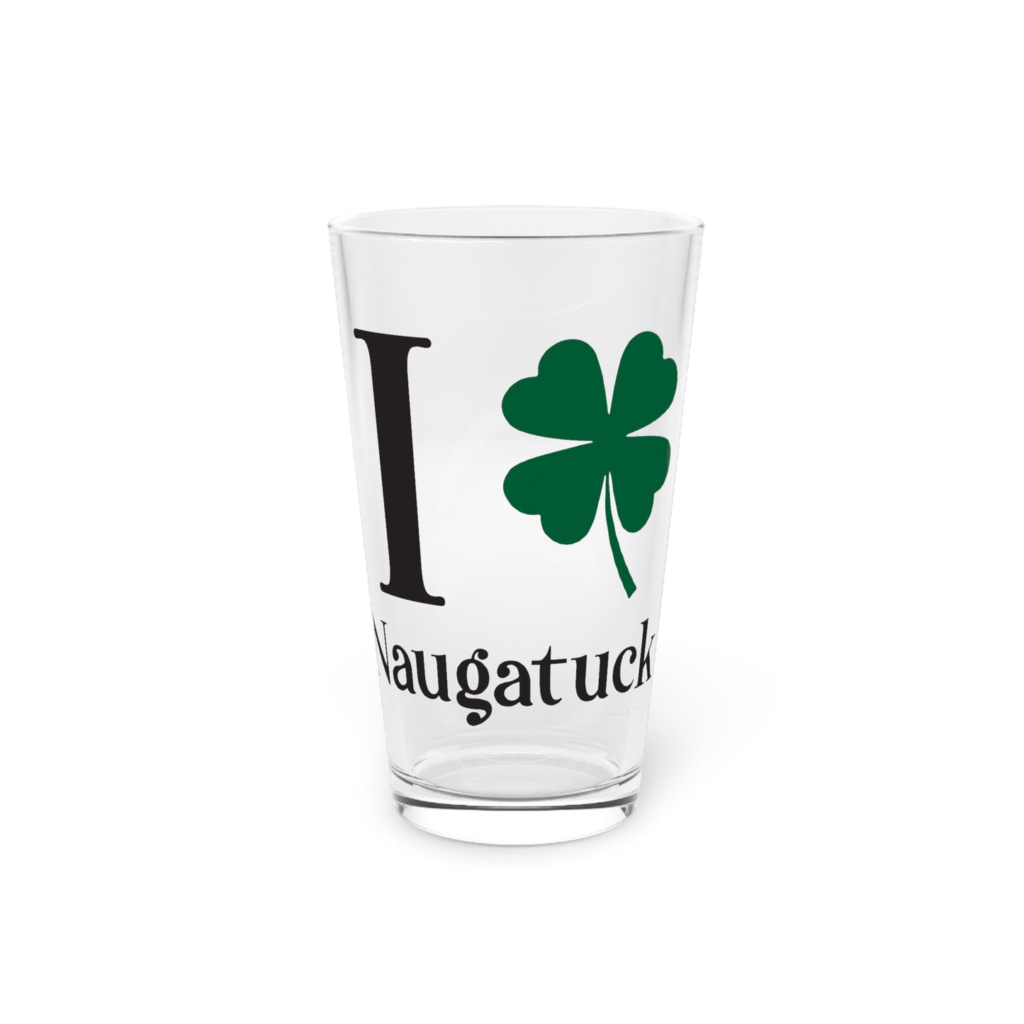 I Clover Naugatuck Pint Glass, 16oz