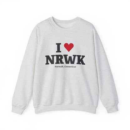 I Heart NRWK Unisex Heavy Blend™ Crewneck Sweatshirt
