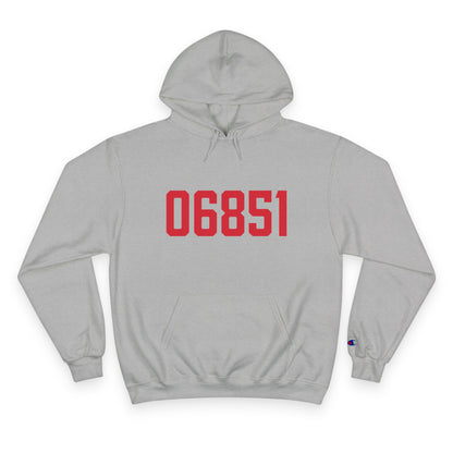 06851 Norwalk Connecticut Zip Code Champion Hoodie Sweatshirt