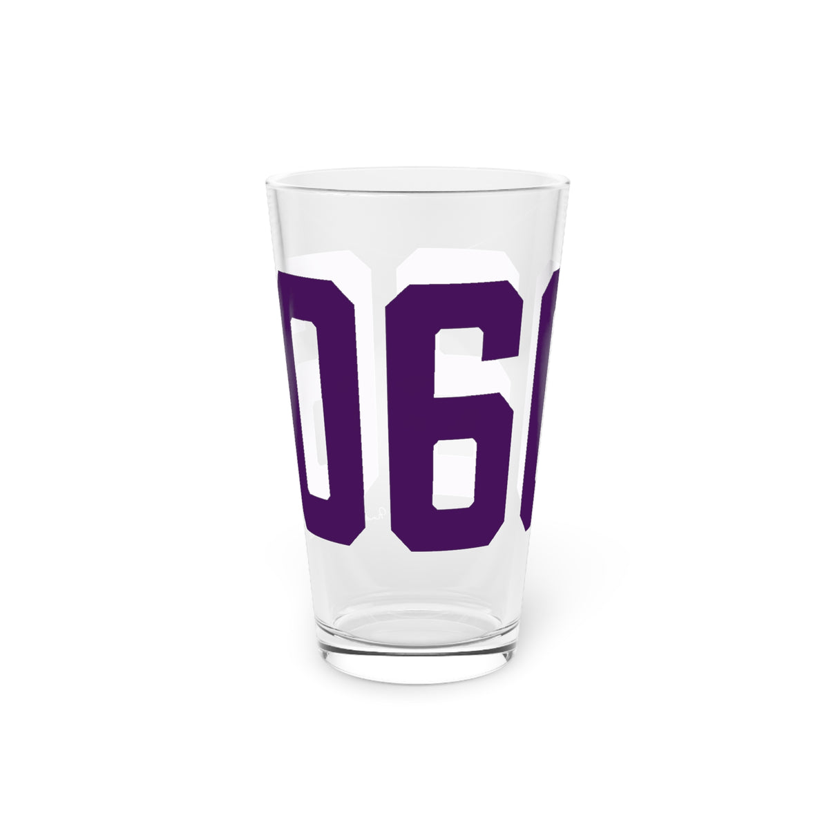 06026 East Granby Connecticut Zip Code Pint Glass, 16oz