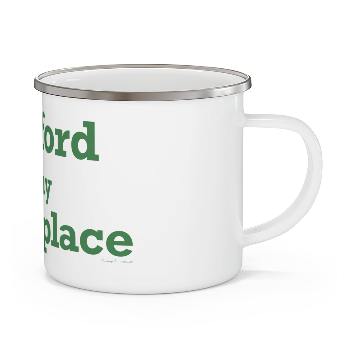Guilford is My Happy Place Enamel Camping Mug