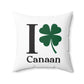 I Clover Canaan Spun Polyester Square Pillow