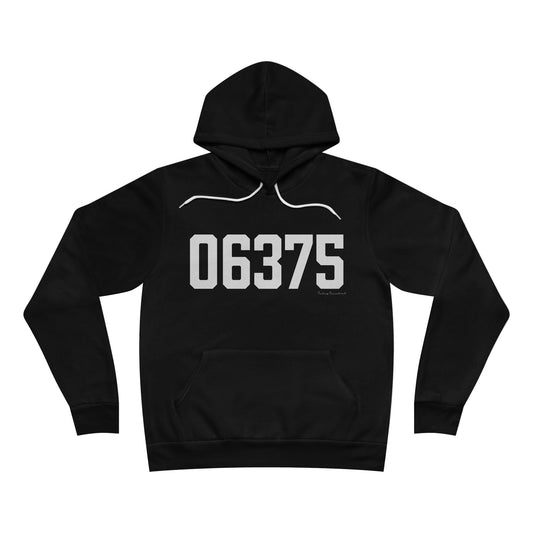 06375 - New London Connecticut Zip Code - Unisex Sponge Fleece Pullover Hoodie