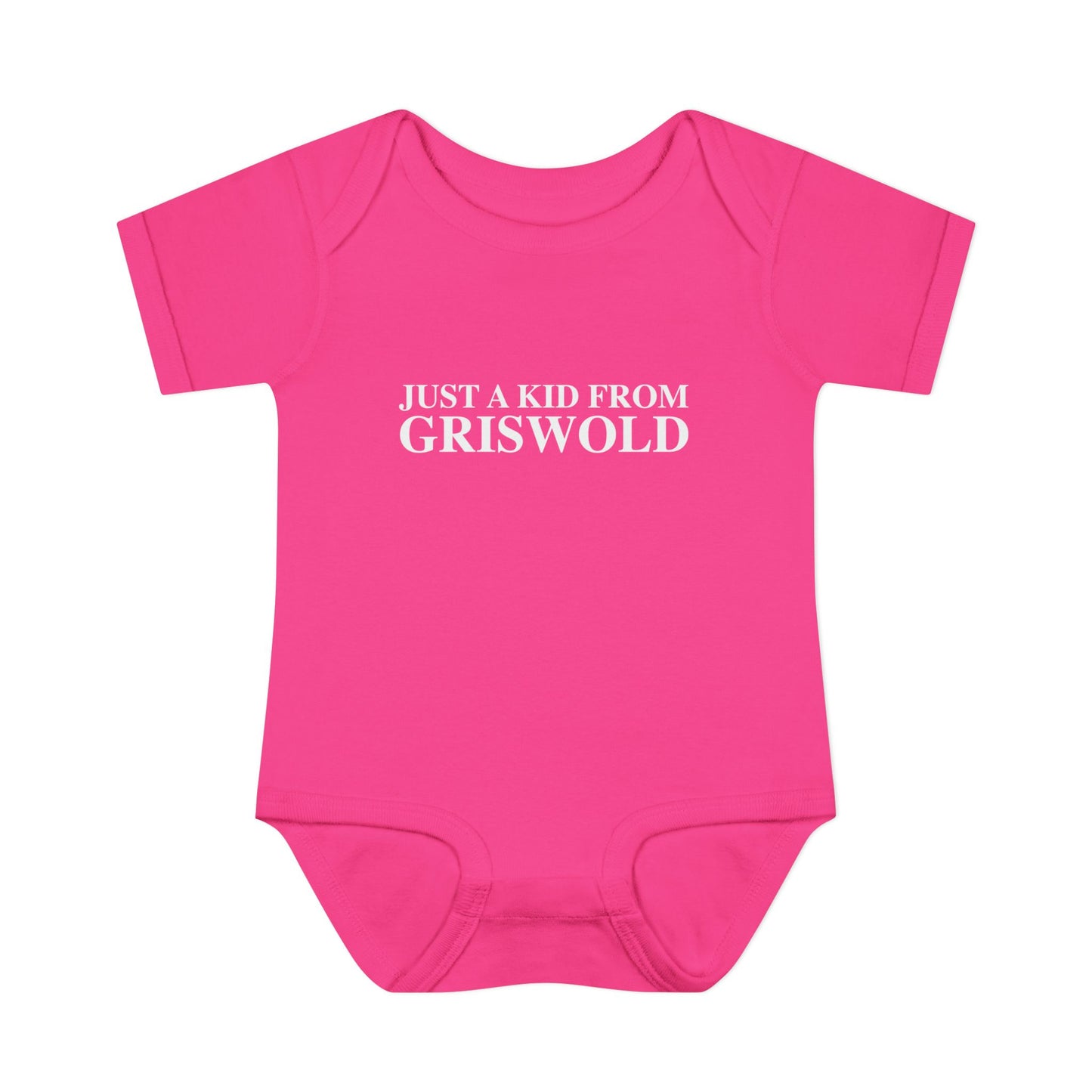 Just a kid from Griswold Infant Baby Rib Bodysuit