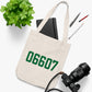 06607 Bridgeport Connecticut Zip Code Organic Canvas Tote Bag