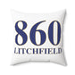 860 Litchfield  Polyester Square Pillow