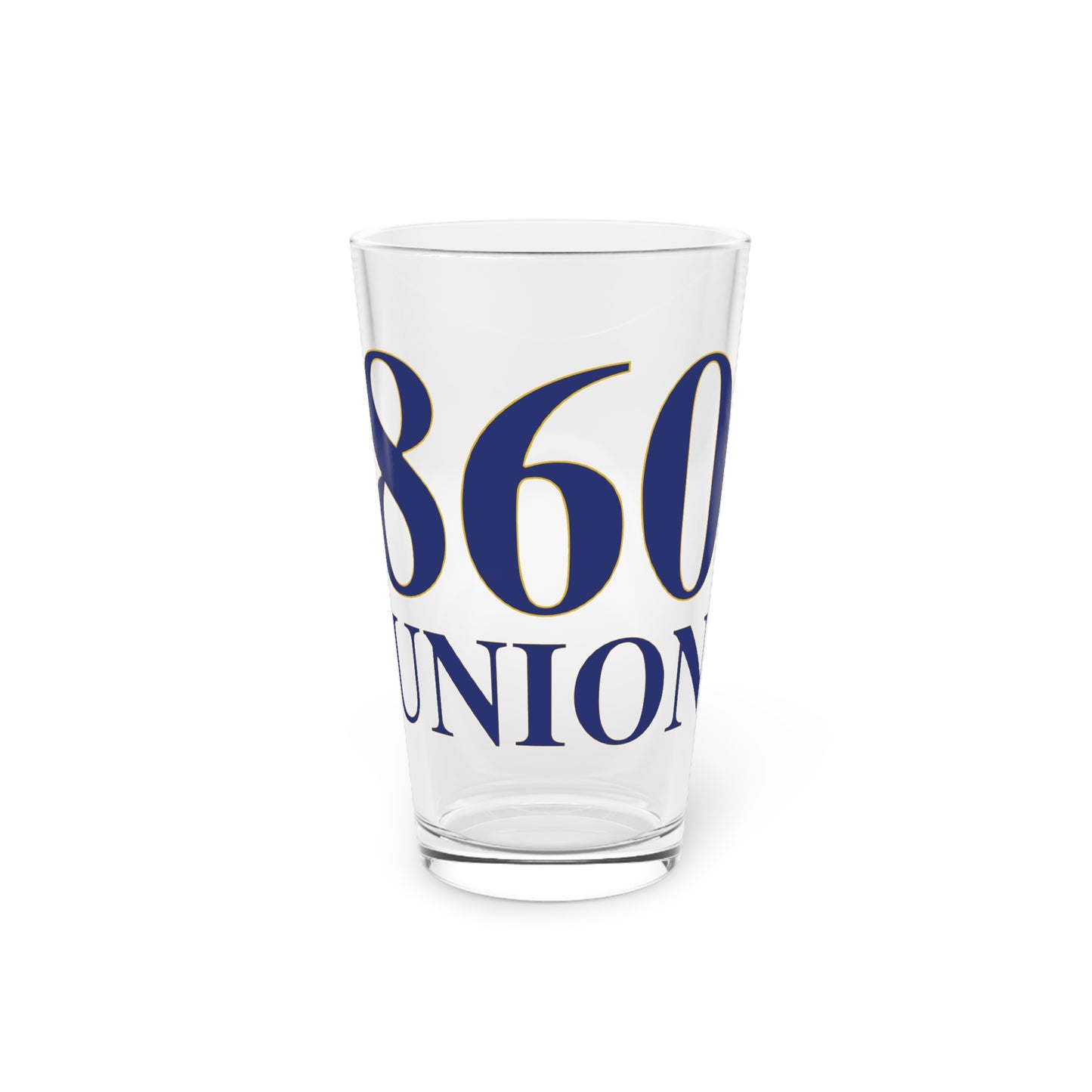 860 Union Pint Glass, 16oz