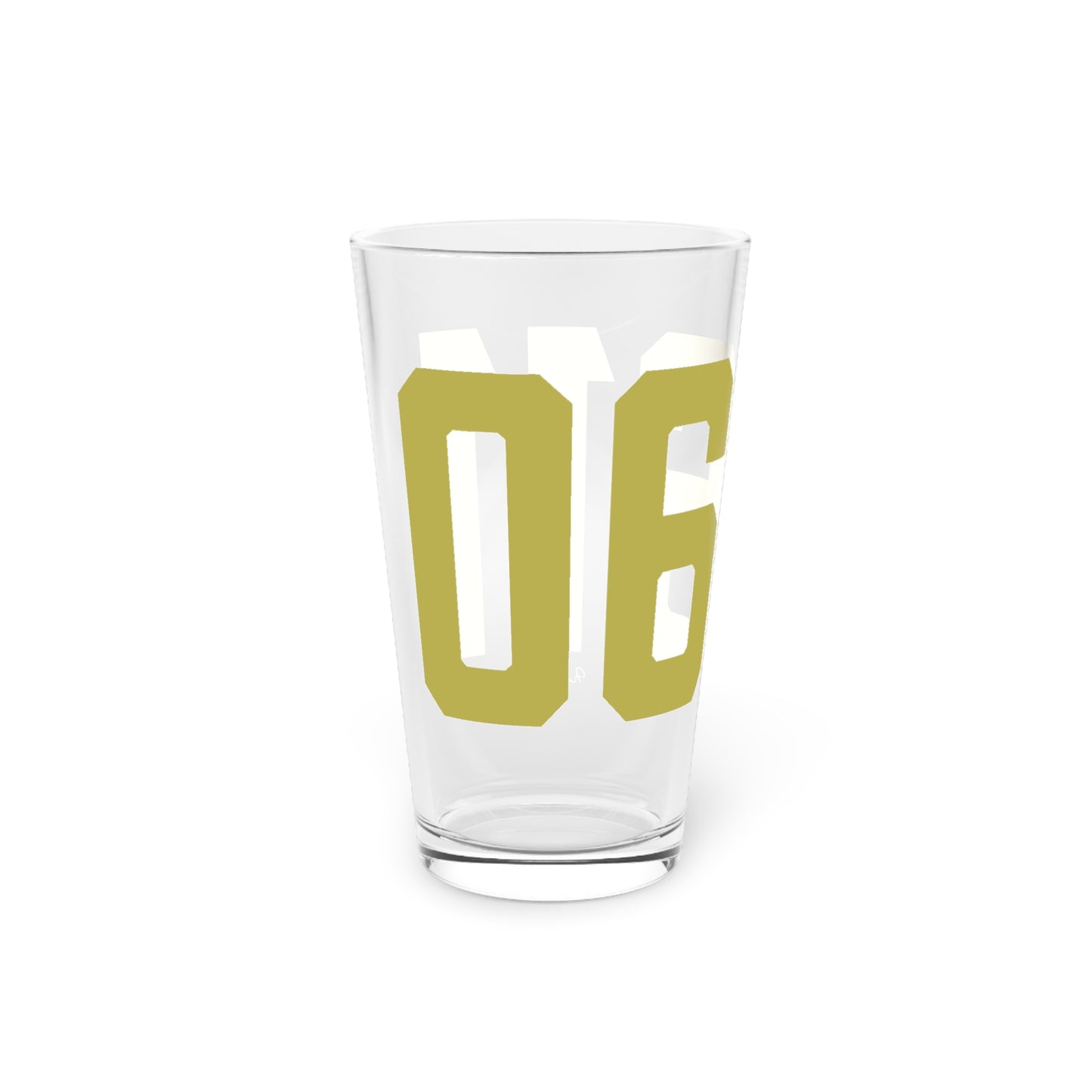 06611 Trumbull Connecticut Zip Code Pint Glass, 16oz