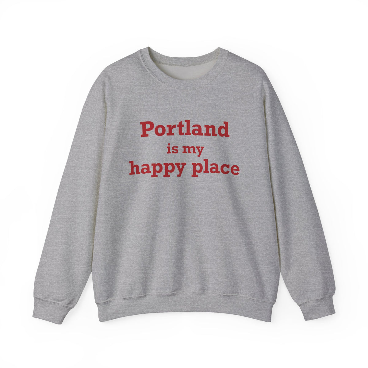 Portland is My Happy Place Unisex Heavy Blend™ Crewneck Sweatshirt