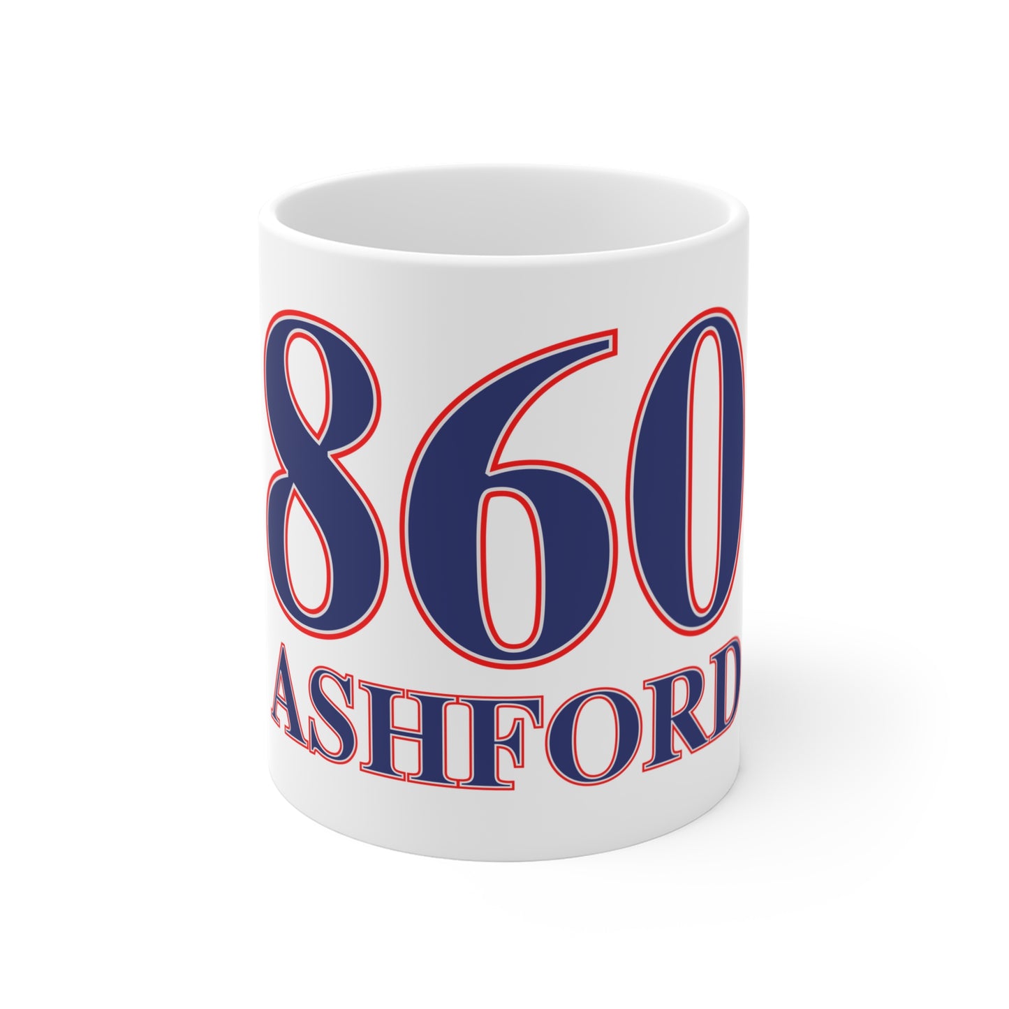 860 Ashford Red, White & Blue Mug 11oz