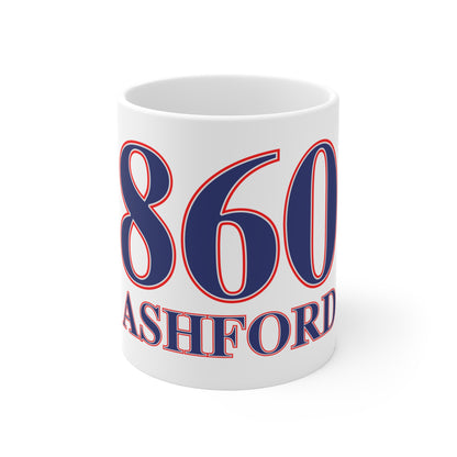 860 Ashford Red, White & Blue Mug 11oz