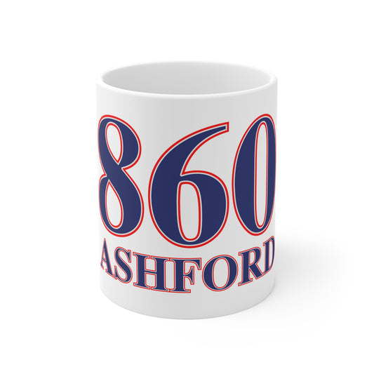 860 Ashford Red, White & Blue Mug 11oz