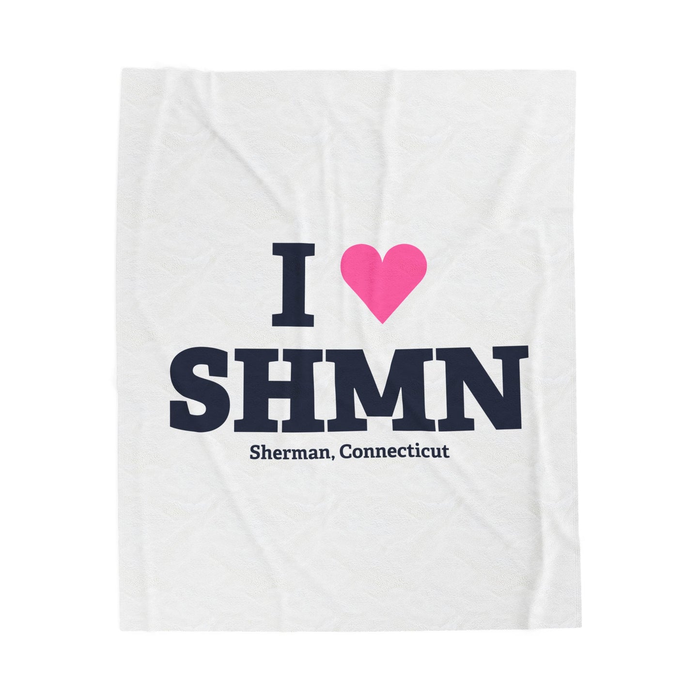 I Heart SHMN Velveteen Plush Blanket