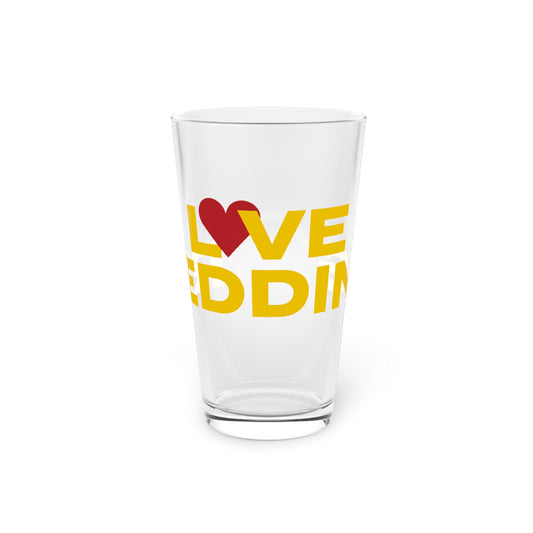 Love Redding Pint Glass, 16oz