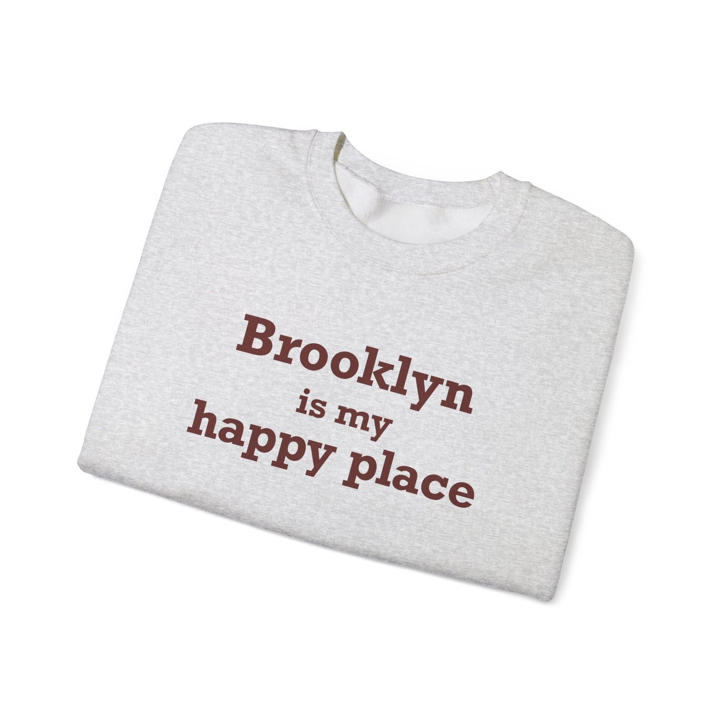 Brooklyn is My Happy Place Unisex Heavy Blend™ Crewneck Sweatshirt