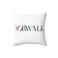 41 Tilt Norwalk Spun Polyester Square Pillow
