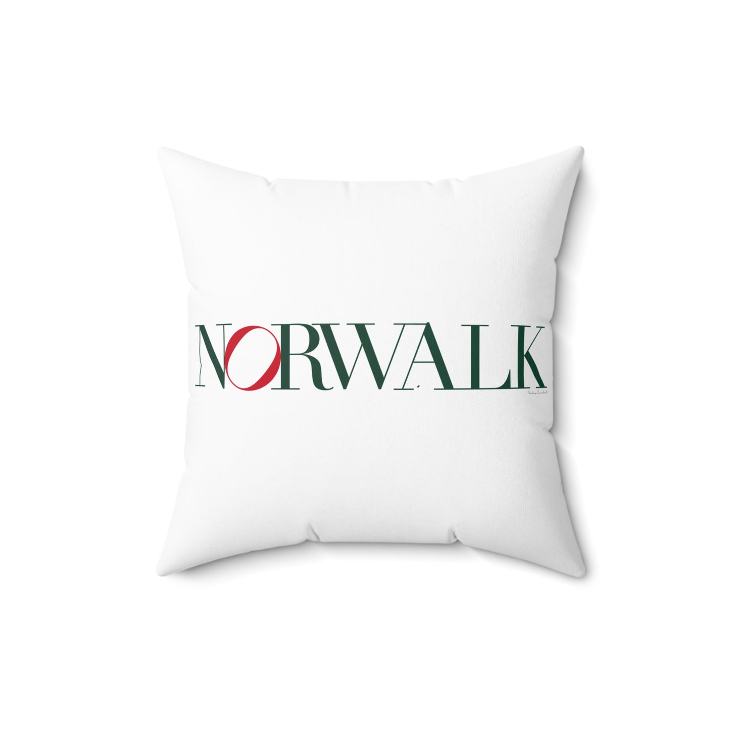 41 Tilt Norwalk Spun Polyester Square Pillow