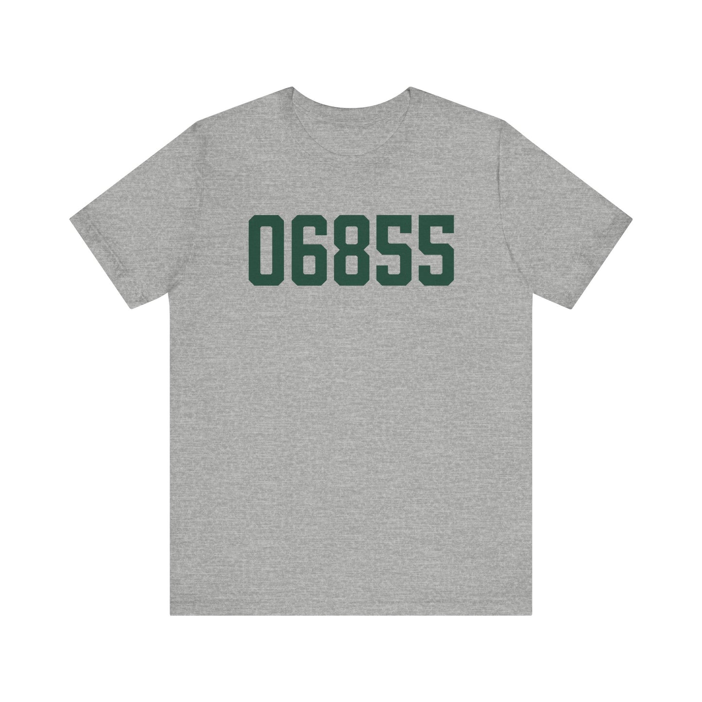 06855 Norwalk Connecticut Zip Code Unisex Jersey Short Sleeve T-Shirt