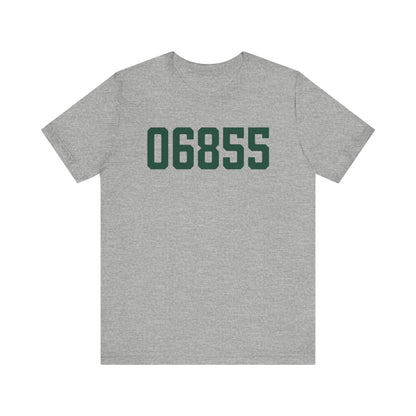 06855 Norwalk Connecticut Zip Code Unisex Jersey Short Sleeve T-Shirt