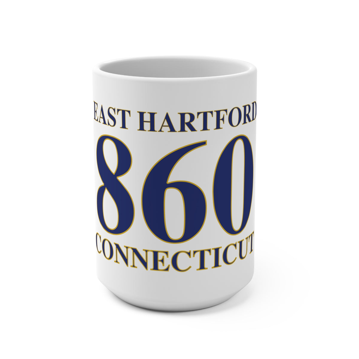 East Hartford 860 Connecticut Mug 15oz