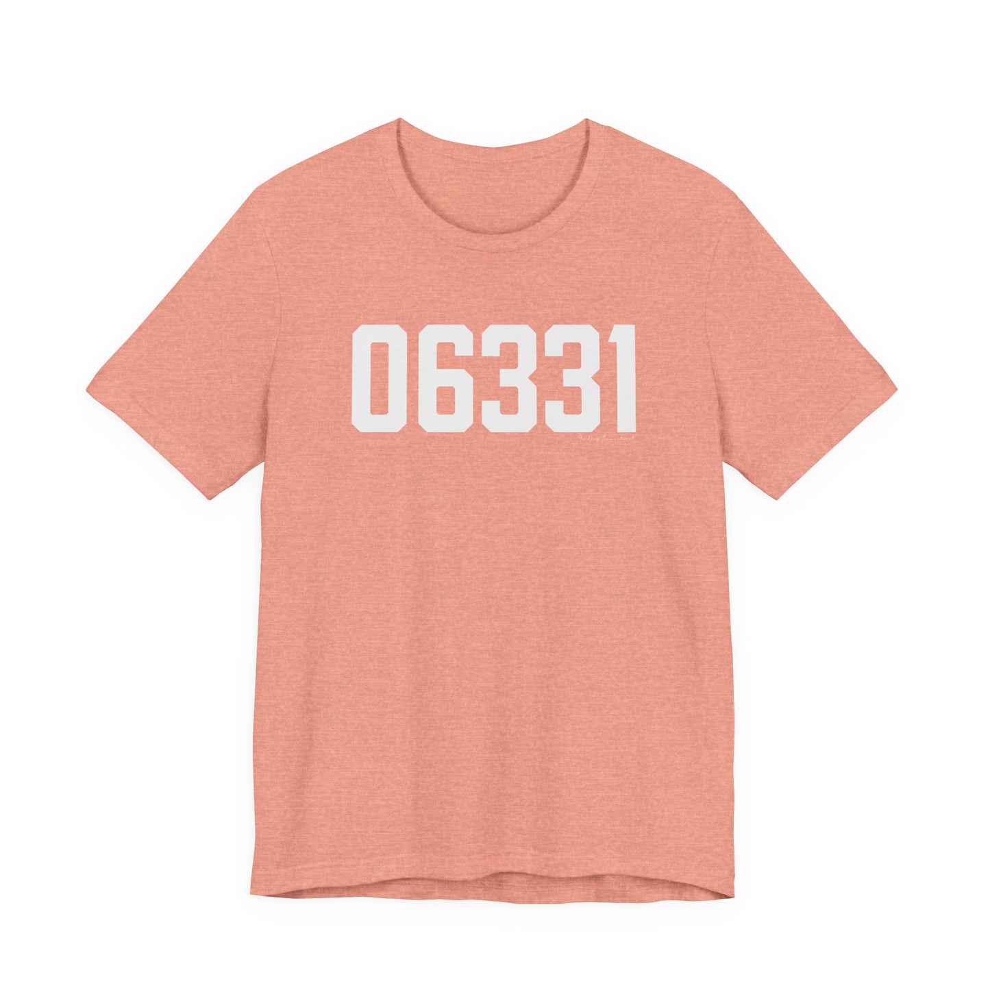 06331 Canterbury CT Zip Code Unisex Jersey Short Sleeve T-Shirt