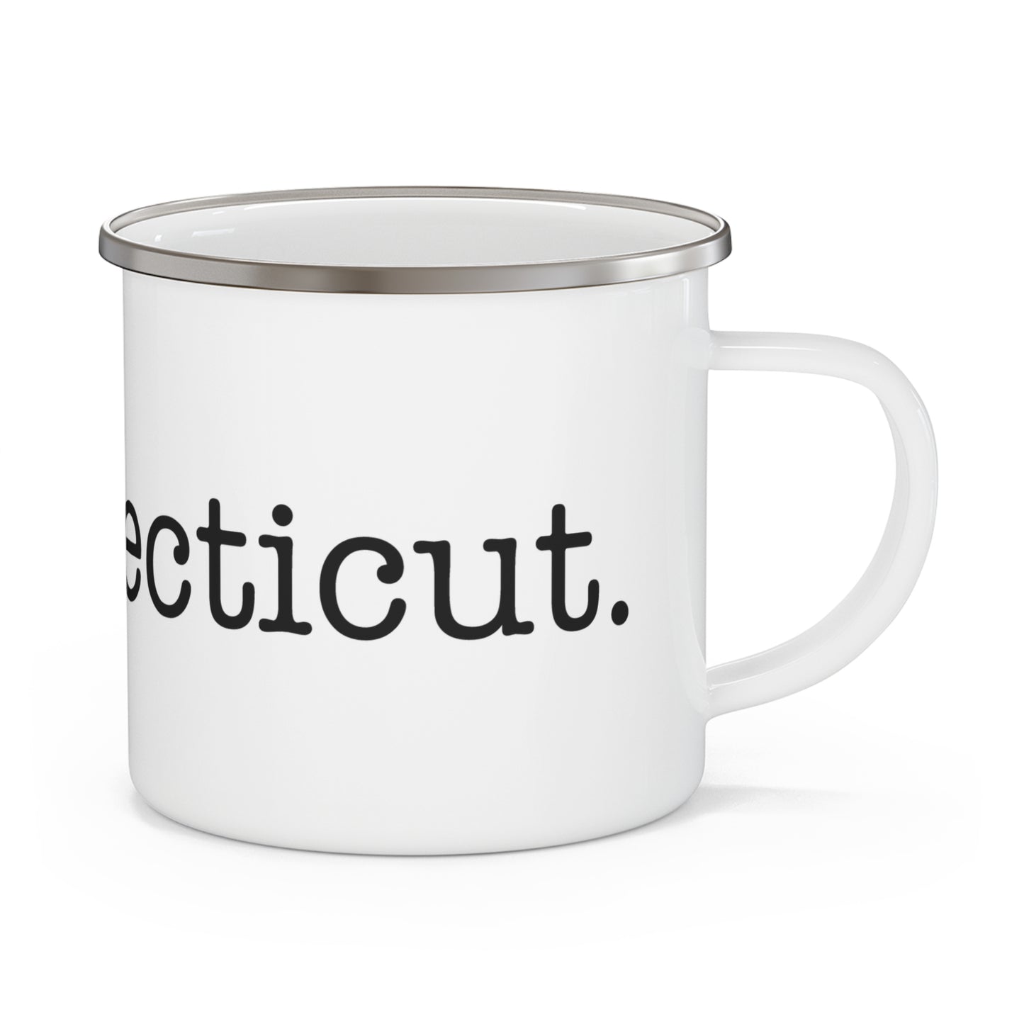 I Heart Connecticut. Enamel Camping Mug