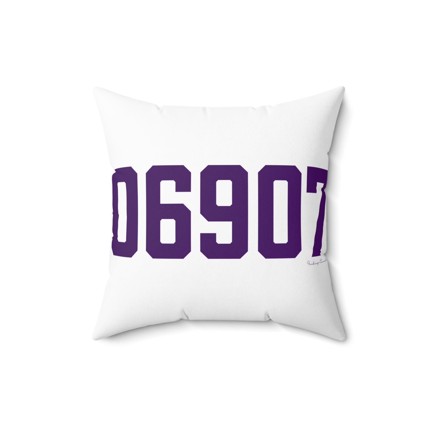 06907 Stamford Connecticut Zip Code Spun Polyester Square Pillow